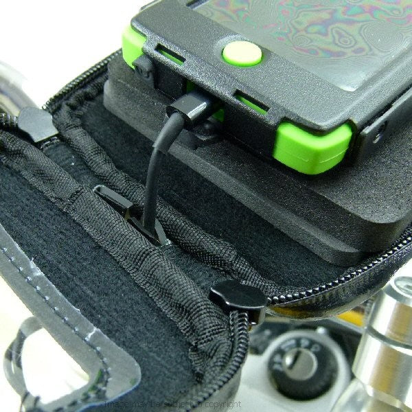 High Power Hella - DIN - BMW style iPhone 5C Motorcycle Handlebar Mount (sku 21678)