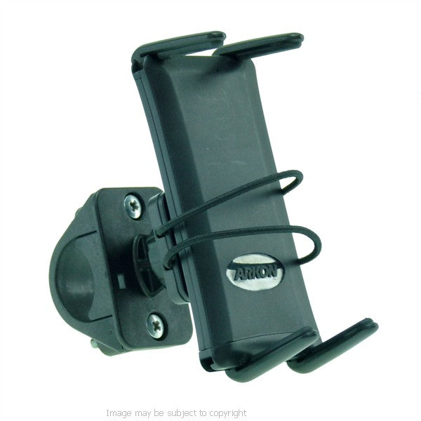High Power Hardwire &amp; Arkon Slim-Grip Ultra Motorcycle Handlebar Mount for iPhone 6S (sku 32117)