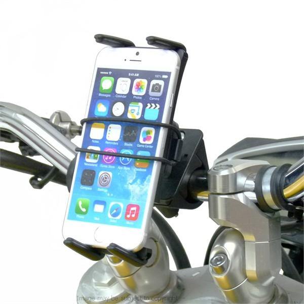 High Power Hardwire Slim-Grip Ultra Bike &amp; Motorcycle Handlebar Mount for Apple iPhone 12 Mini (sku 55750) - BuyBits Ltd UK