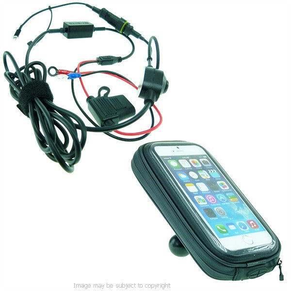 High Power Hardwire Weather Resistant Case with 1" Ball for RAM Mounts for iPhone 6S (sku 32192)