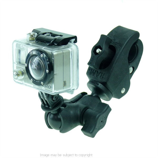 Wheelchair Rail and Tube Compact Mount for GoPro Hero (sku 21734)