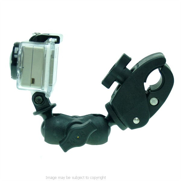 Wheelchair Rail and Tube Compact Mount for GoPro Hero (sku 21734)