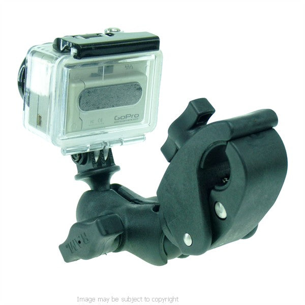 Wheelchair Rail and Tube Compact Mount for GoPro Hero (sku 21734)