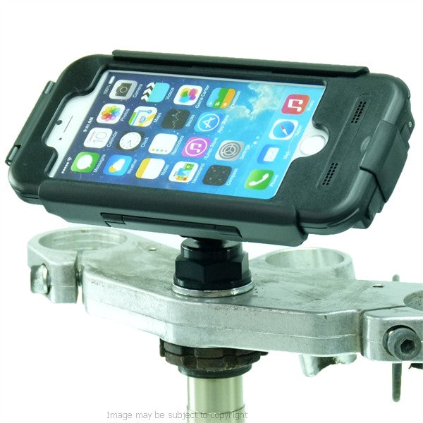 High power Hardwire Yoke 50 Motorcycle Yoke Nut Cap Mount with Tigra Case for iPhone 6S 4.7 Screen (sku 32299)