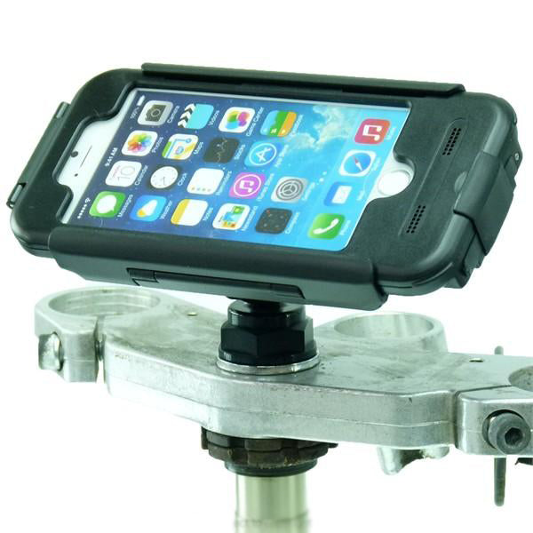 High power Hardwire Yoke 30 Motorcycle Yoke Nut Cap Mount and Tigra Case for iPhone 6 4.7 Screen (sku 21741)