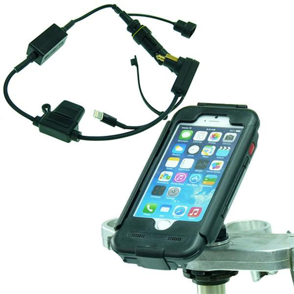 High power Hella - DIN Yoke 10 Honda Motorcycle Yoke Nut Cap Mount and Tigra Case for iPhone 6 4.7 Screen (sku 21744)