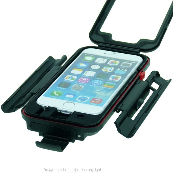 High Power Hardwire TiGRA BikeCONSOLE Waterproof Case with M8 Motorcycle Mount for iPhone 6 (sku 21762)