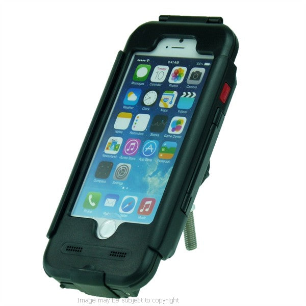 High Power Hardwire TiGRA BikeCONSOLE Waterproof Case with M8 Motorcycle Mount for iPhone 6S (sku 32272)