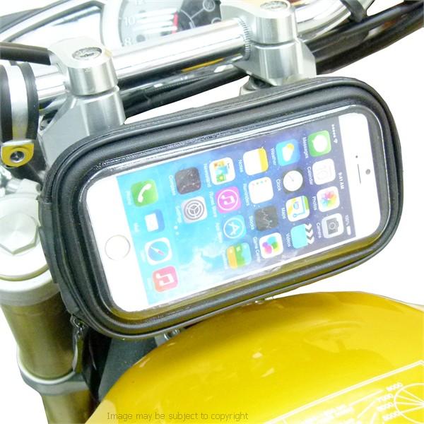 High Power Hella - DIN 15-17mm Waterproof Motorcycle Central Fork Stem Yoke Mount for iPhone SE 2 (2020) (sku 53511) - BuyBits Ltd UK