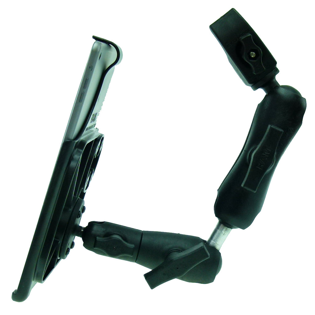 Wheelchair Rail &amp; Tube Mount with Extension &amp; Model Specific iPad Air 2 Cradle (sku 21783)