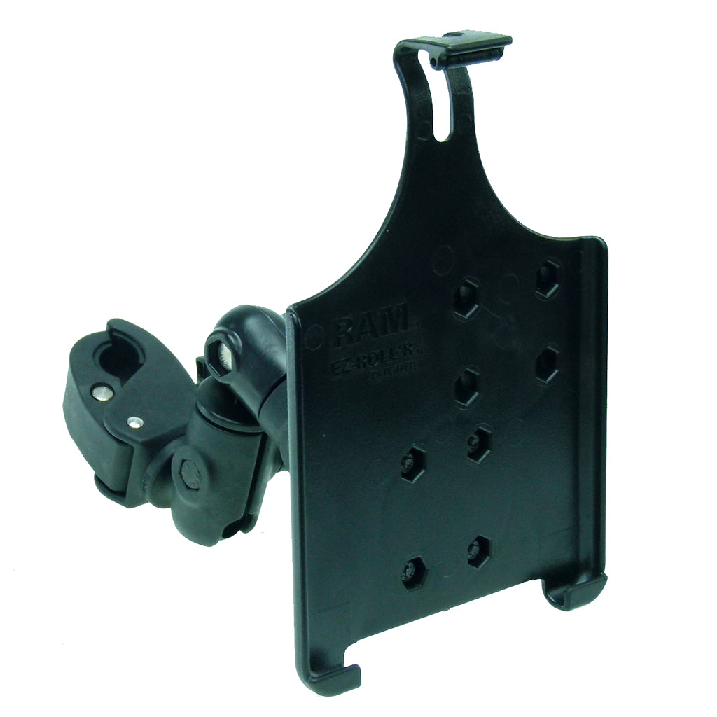 Wheelchair Rail &amp; Tube Mount with Double Swivel Arm &amp; Model Specific iPad Mini 4 Cradle (sku 33203)