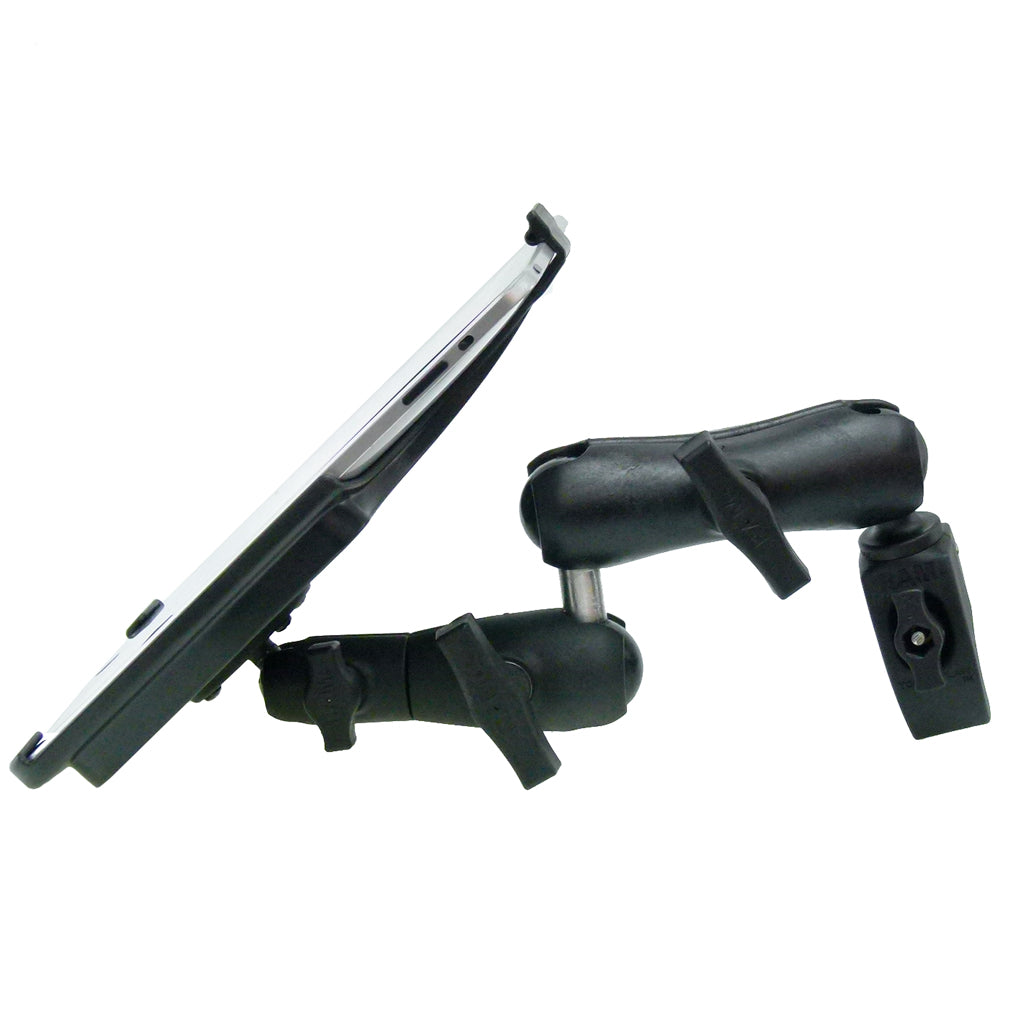 Wheelchair Rail &amp; Tube Mount with Extension &amp; Model Specific iPad 2 Cradle (sku 21784)