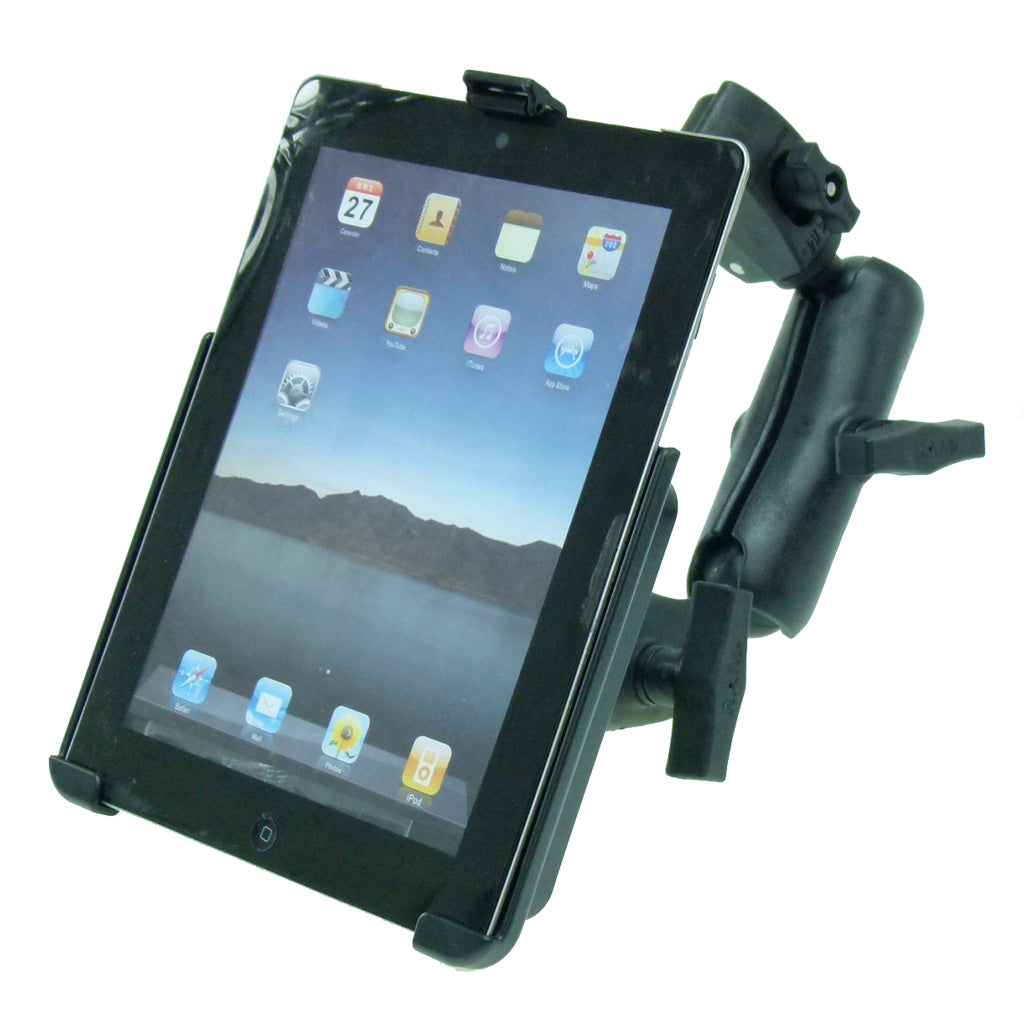 Wheelchair Rail &amp; Tube Mount with Extension &amp; Model Specific iPad 3 Cradle (sku 21875)