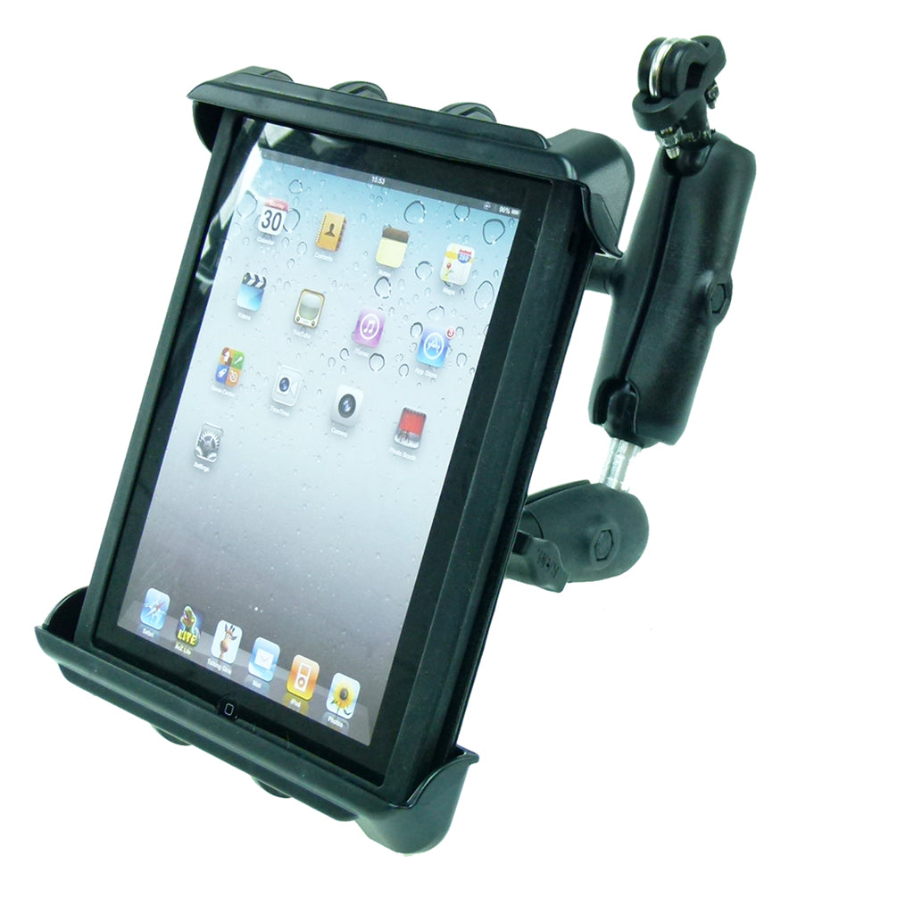 Wheelchair Rail-Tube Mount with Extension Tablet Mount for iPad Pro 11