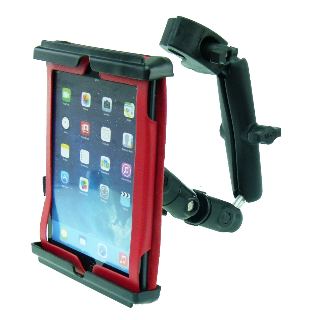 Wheelchair Rail - Tube Mount with Extension &amp; Tablet Holder for Apple iPad Mini 2 (sku 21800)