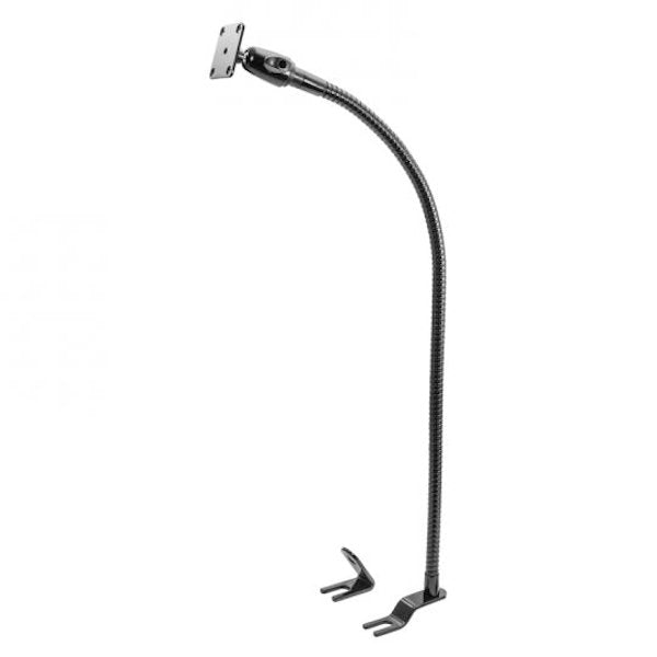 Arkon GN092-L28-AMPS Car or Truck Seat Rail Mounting Pedestal with Gooseneck and 4-Hole AMPS Head (sku 43131)