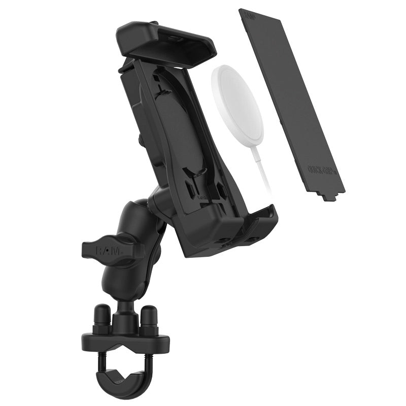RAM Quick-Grip Handlebar Mount for Apple MagSafe Compatible Phones RAM-B-149Z-A-UN15W (sku 59322)