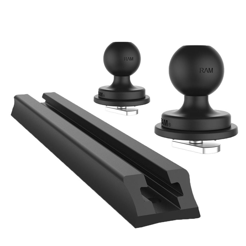 6" (15.24cm) End Loading Track Base with 2 x 1" Ball for Fleet Vehicles (sku 56092) - BuyBits Ltd UK