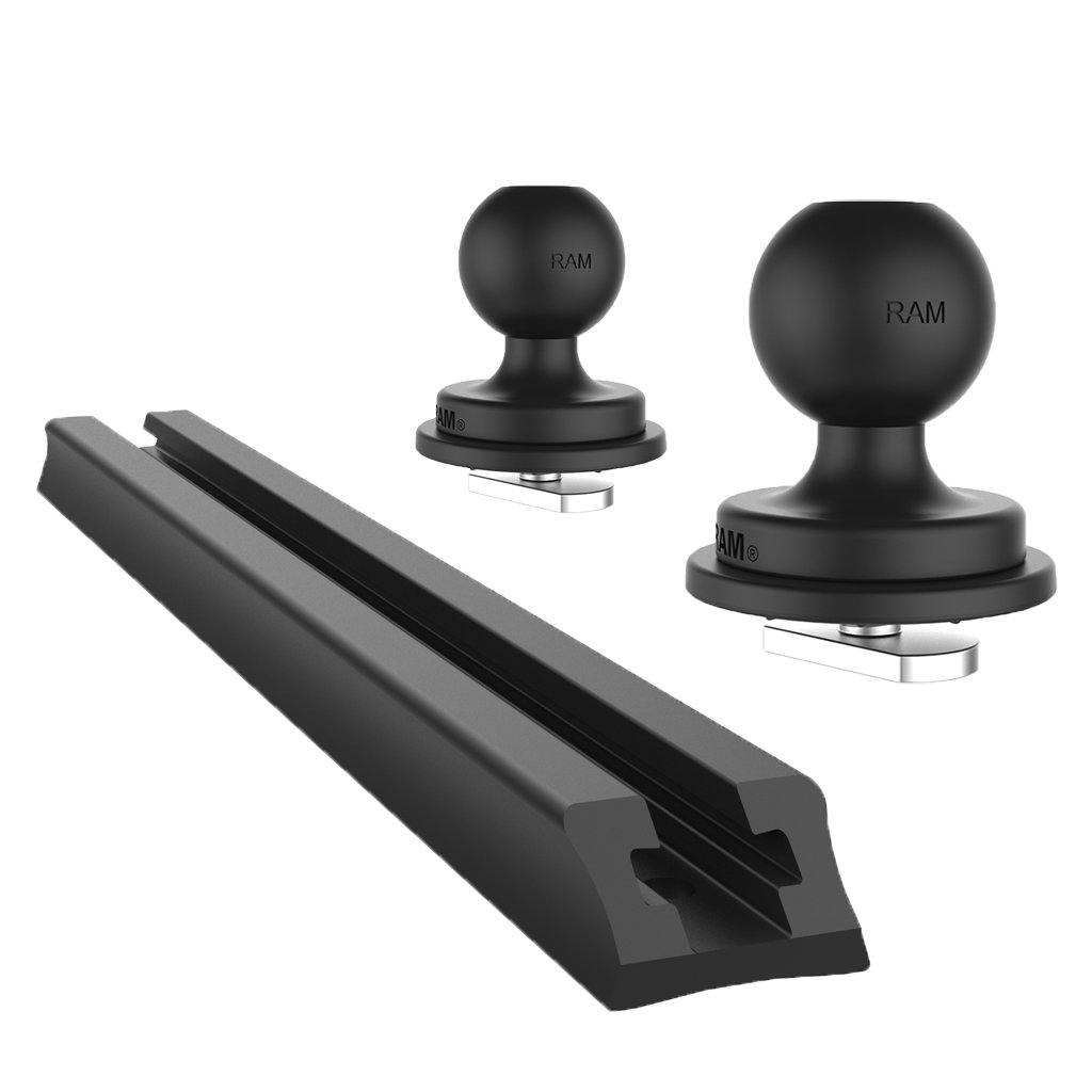 8" (20.32cm) End Loading Track Base with 2 x 1" Ball for Fleet Vehicles (sku 56094) - BuyBits Ltd UK
