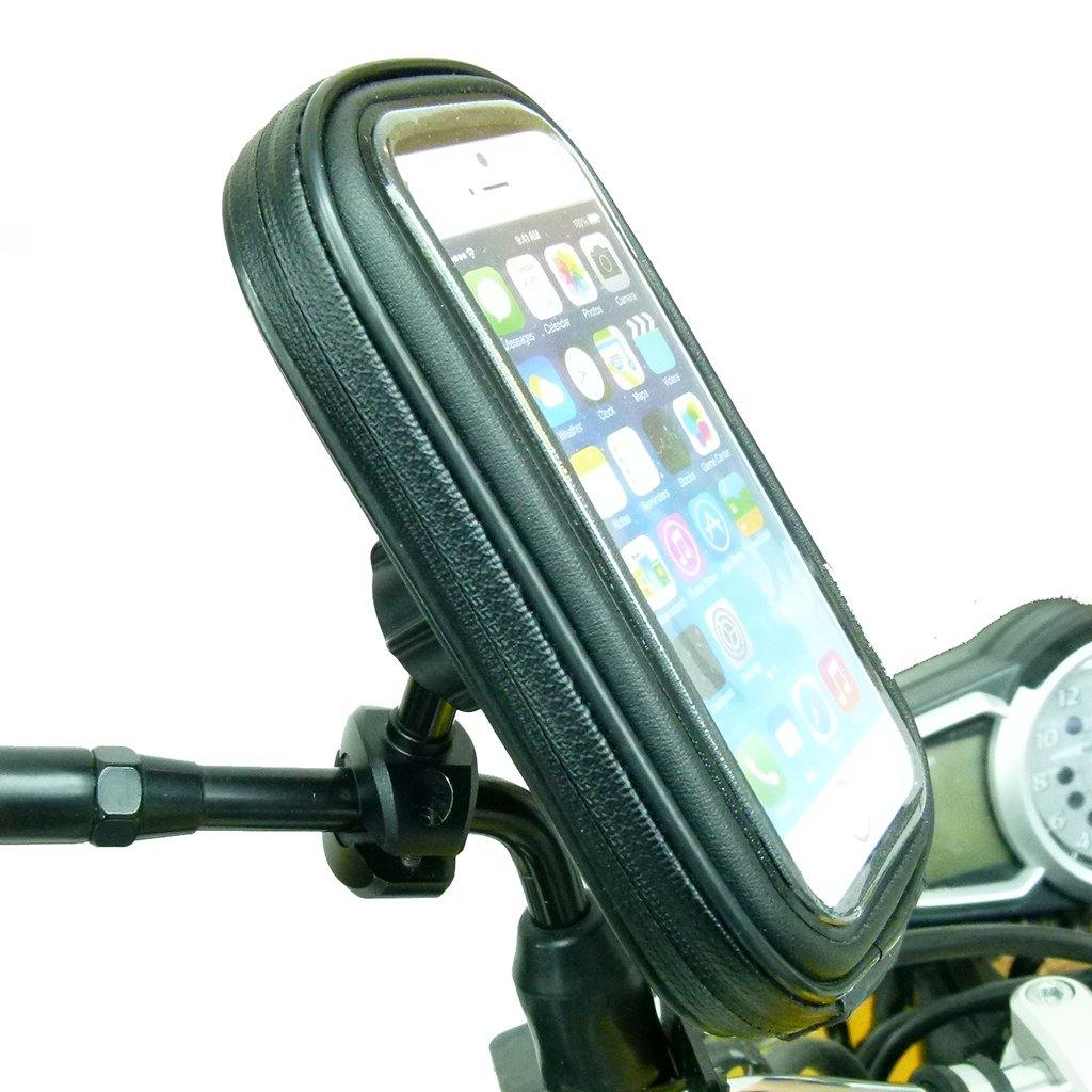 High Power Hardwire Waterproof Bike Scooter Mirror Mount for iPhone 12 Mini (sku 55733) - BuyBits Ltd UK