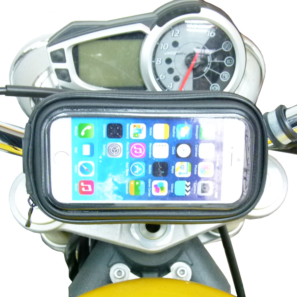 High Power Hardwire Easy Fit Waterproof Motorcycle Bike Mount for Apple iPhone 6 (sku 30008)