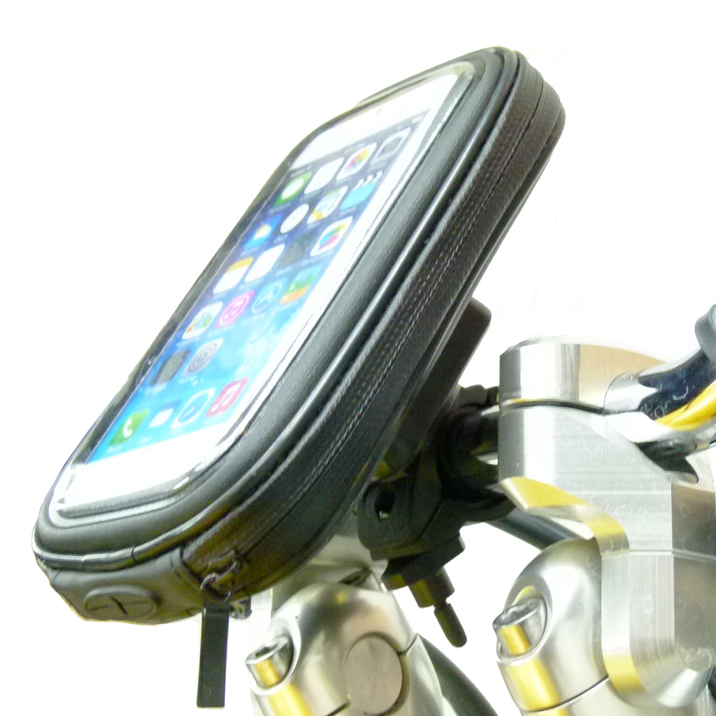 High Power Hardwire Easy Fit Waterproof Motorcycle Bike Mount for Apple iPhone 6 (sku 30008)