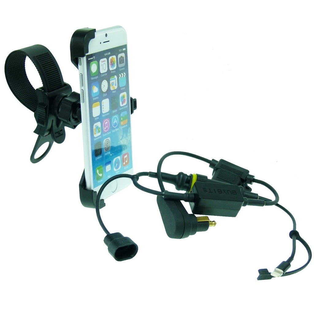 High Power Hella - DIN Locking Strap Bike Motorcycle Handlebar Mount for iPhone 6 (sku 30009)