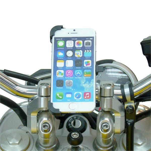 High Power Hardwire Locking Strap Bike Motorcycle Handlebar Mount for iPhone 6S (sku 32113)