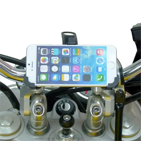 High Power Hardwire Locking Strap Bike Motorcycle Handlebar Mount for iPhone SE 2 (2020) (sku 53540) - BuyBits Ltd UK
