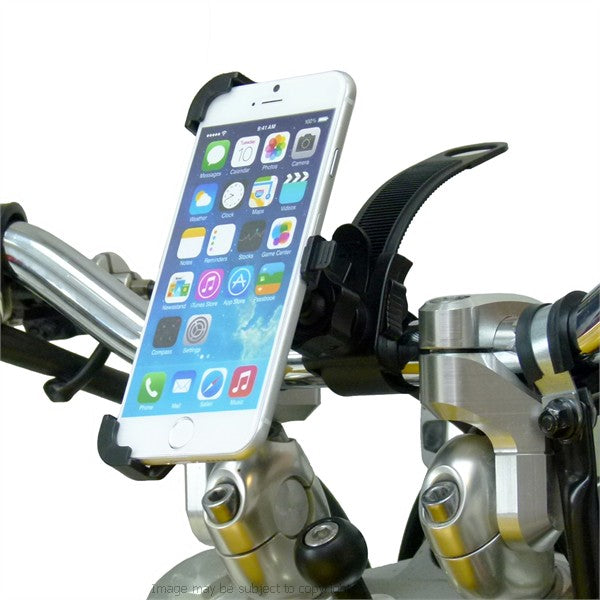 High Power Hardwire Locking Strap Bike Motorcycle Handlebar Mount for iPhone 6S (sku 32113)