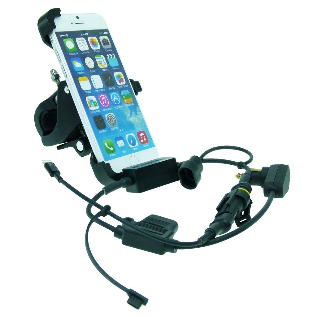 High Power Hella - DIN Quick Fix iPhone 7 4.7 Motorcycle Bike Mount (sku 45132)