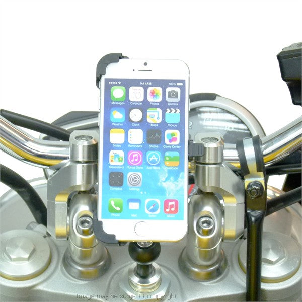 High Power Hella - DIN Quick Fix iPhone 7 4.7 Motorcycle Bike Mount (sku 45132)