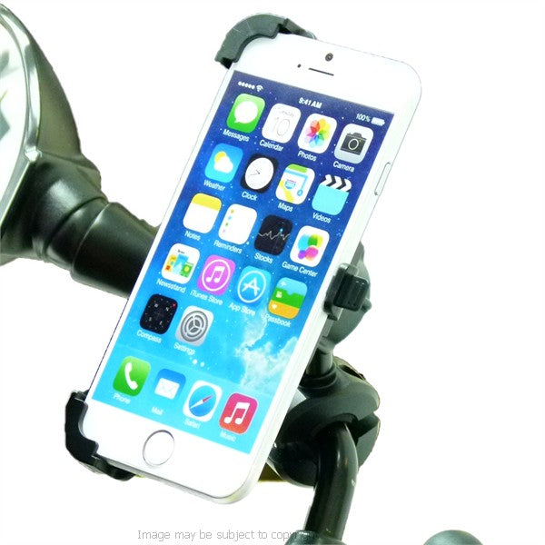 High Power Hella - DIN Dedicated Scooter Moped Mirror Mount for iPhone 6S (sku 32308)