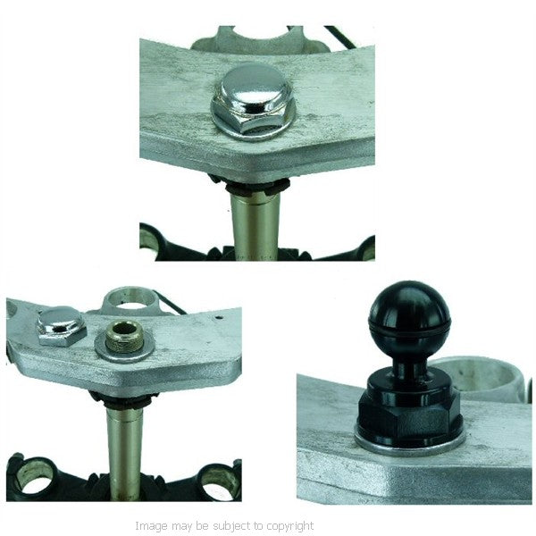 High Power Hella - DIN Yoke 30 Motorcycle Yoke Nut Cap Mount for Apple iPhone 6S 4.7" (sku 32439)