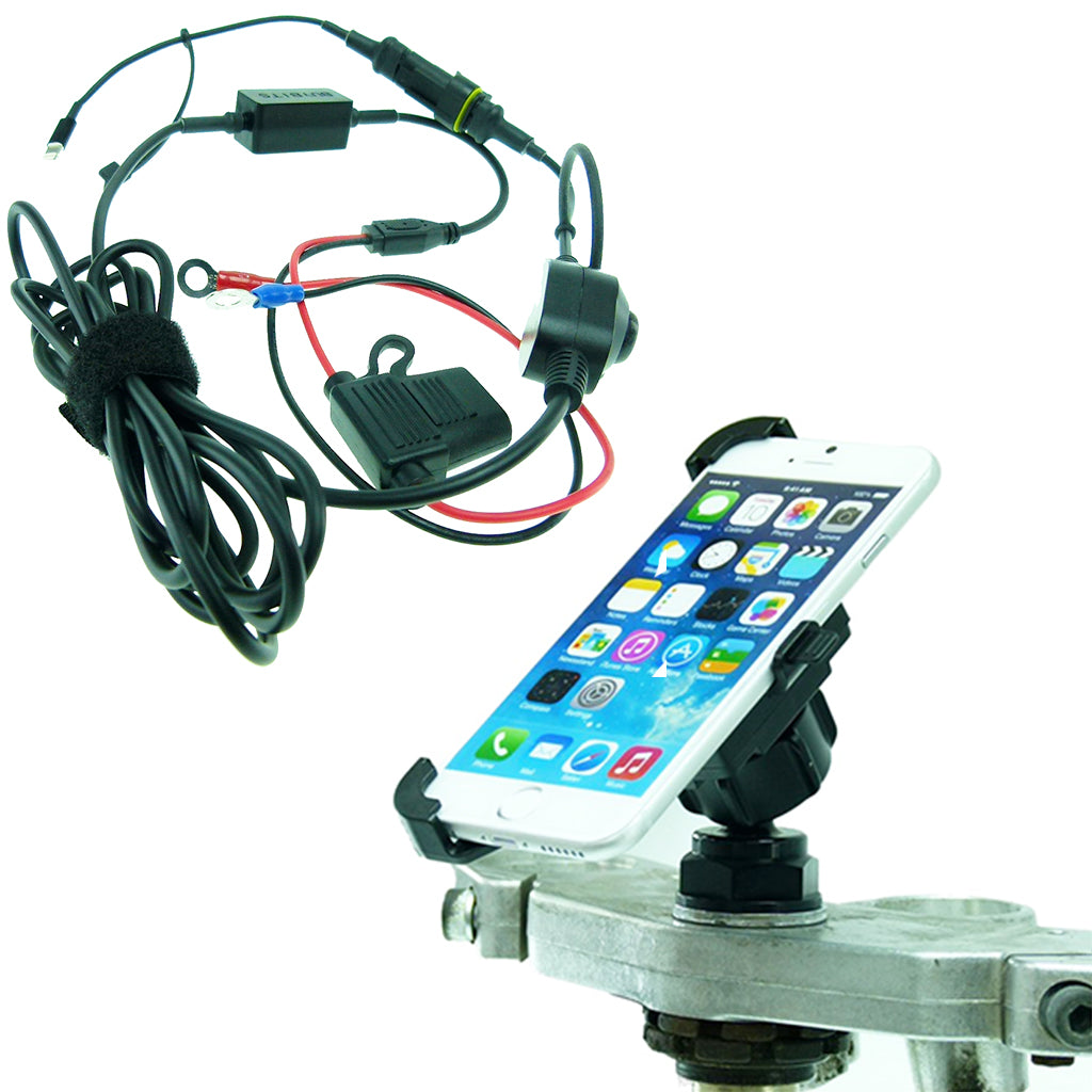 High Power Hardwire Yoke 20 Motorcycle Yoke Nut Cap Mount for iPhone 7 4.7 (sku 45190)
