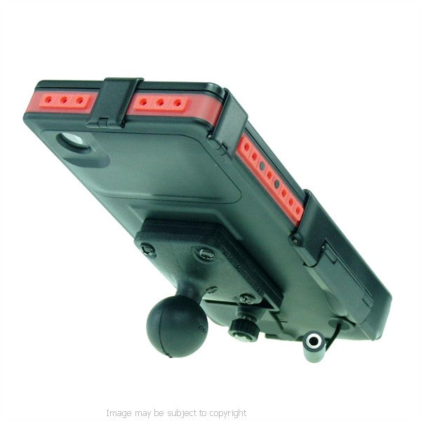 High Power Hardwire TiGRA BikeCONSOLE Waterproof Case with Extended Metal U Bolt Motorcycle Mount for iPhone 6S PLUS 5.5 (sku 32828)