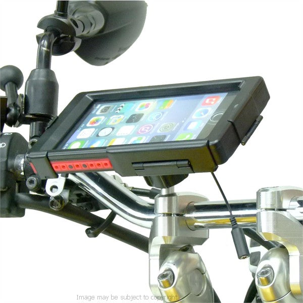 High Power Hardwire TiGRA BikeCONSOLE Waterproof Case with M8 Motorcycle Mount for iPhone 6 PLUS 5.5 (sku 30512)