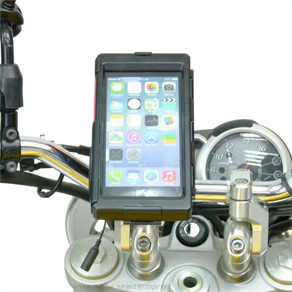 High Power Hardwire TiGRA BikeCONSOLE Waterproof Case with M8 Motorcycle Mount for iPhone 6 PLUS 5.5 (sku 30512)