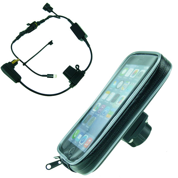 High Power Hella - DIN Weather Resistant Case with 1" Socket fits RAM Mounts for iPhone XS (SKU 42701)