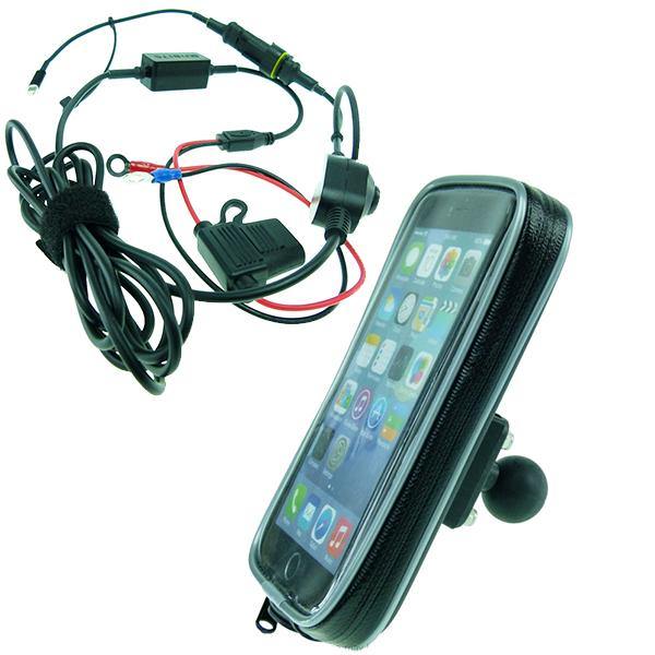 High Power Hardwire Weather Resistant Case with 1&quot; Ball for RAM Mounts for iPhone 11 PRO MAX (sku 49014) - BuyBits Ltd UK