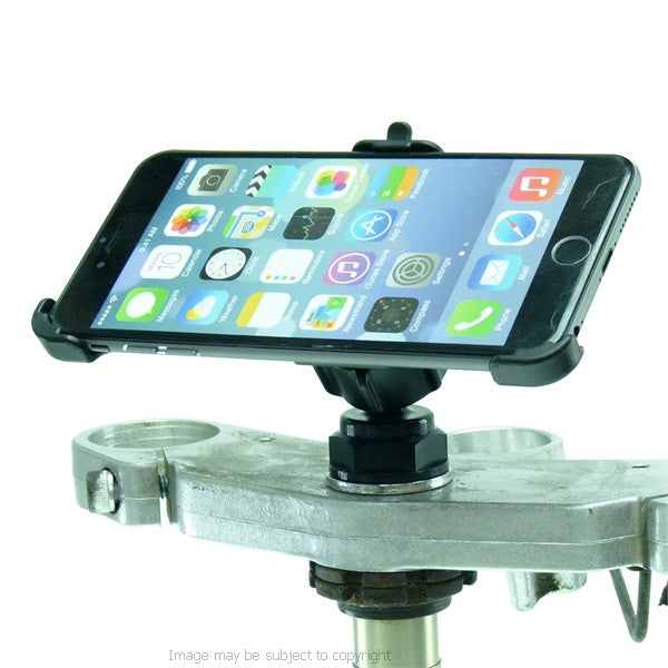High Power Hella - DIN Yoke 30 Motorcycle Yoke Nut Cap Mount for Apple iPhone 8 plus 5.5" (sku 44558)