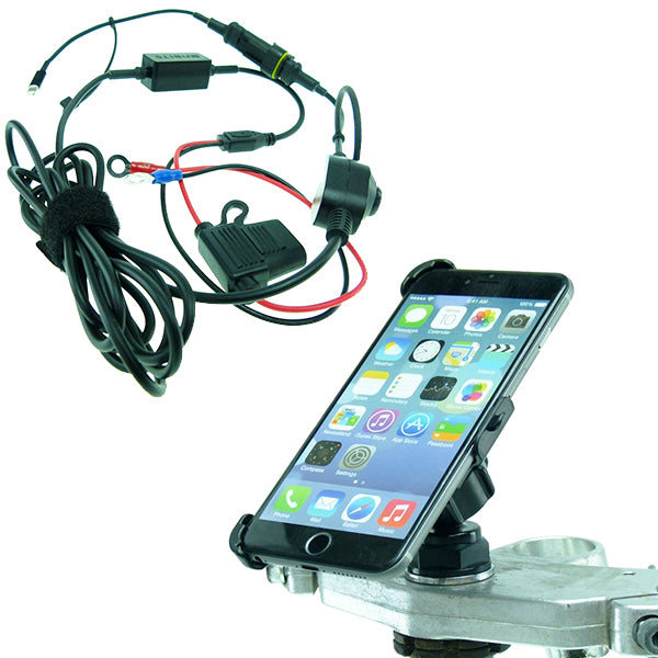 High Power Hardwire Yoke 10 Honda Motorcycle Yoke Nut Cap Mount for iPhone 6 Plus 5.5 (sku 30551)