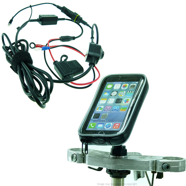 High power Hardwire Yoke 50 Motorcycle Yoke Nut Cap Mount Waterproof case for iPhone XS (sku 42651)