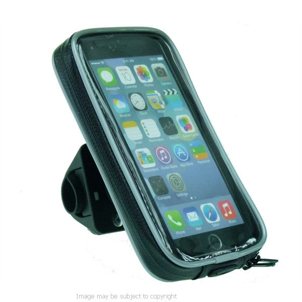 High Power Hardwire Weather Resistant Motorcycle Handlebar Mount for iPhone X (sku 44463)