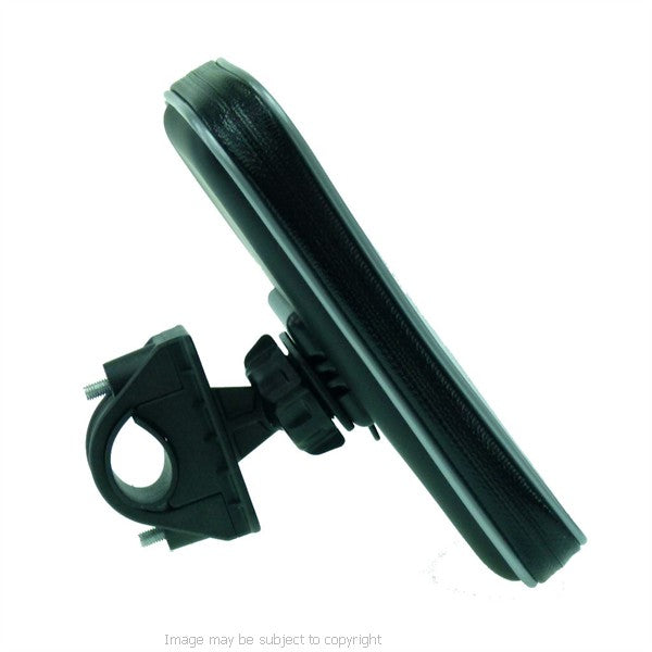 High Power Hella - DIN Weather Resistant Motorcycle Handlebar Mount for iPhone X (sku 44462)