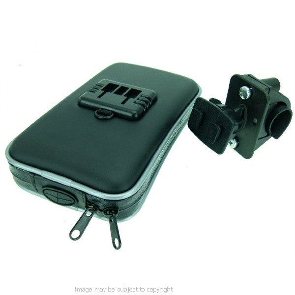 High Power Hardwire Weather Resistant Motorcycle Handlebar Mount for iPhone X (sku 44463)