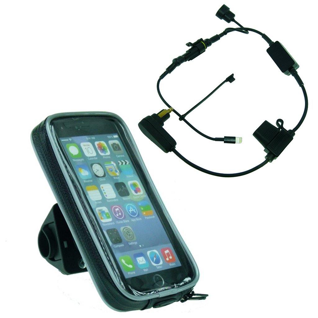 High Power Hella - DIN Weather Resistant Motorcycle Handlebar Mount for iPhone 11 PRO MAX (sku 49038) - BuyBits Ltd UK