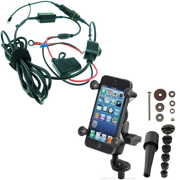 High Power Hard Wired Fork Stem Mount for iPhone 6S Plus (32773)