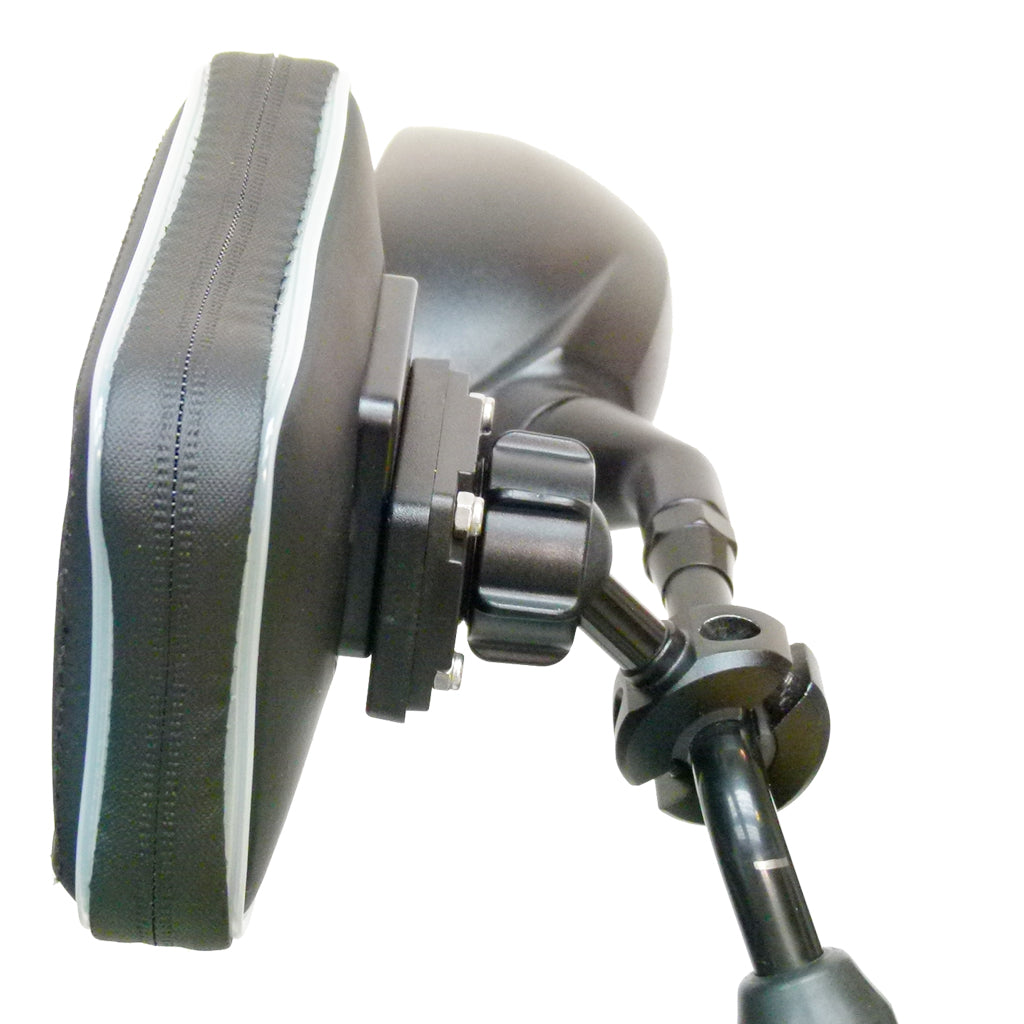 Waterproof Motorcycle Mirror Stem Mount for Garmin Nuvi 2519 2519LM (sku 31132)
