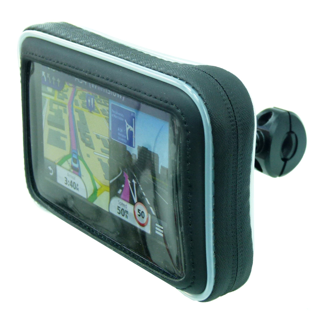 Waterproof Motorcycle Mirror Stem Mount for Garmin Nuvi 2559 2559LMT (sku 31129)